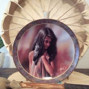 Bradley Native American Plate “First Glance”